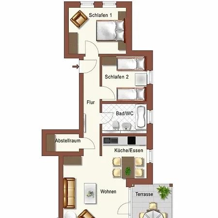 Residenz Leuchtturm Haus 2 9 - Ostseerauschen Apartament *
